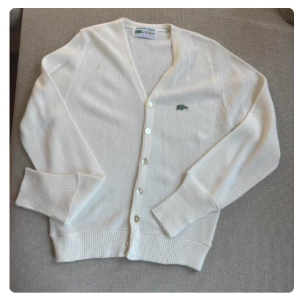 Vintage Wool Cardigan Sweater by Green Tiger, Heritage